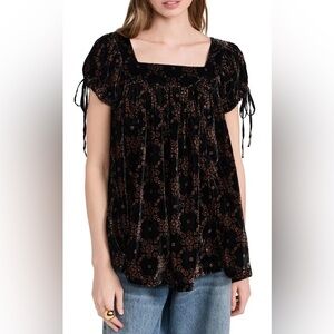 Free People Velvet Top
